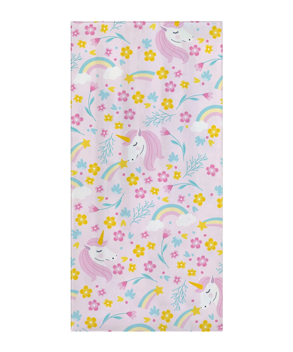a Quick Dry, Sand Free, Light Weight, Compact and Ecofriendly Microfiber Beach Towel from La Toalla with kids designs